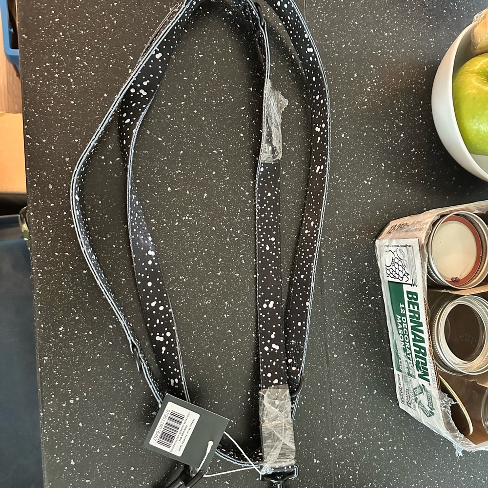 JACKSON Black and White Dog Leash